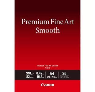 Canon Premium Fine Art Paper FA-SM2 Smooth A4 (Pack of 25) 1711C011