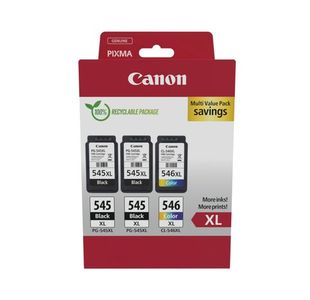 Canon PG-545XL x 2/CL-546XL Ink Cartridges High Yield K/CMY Multipack 8286B013