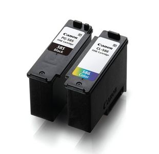 Canon PG-585/CL-586 Ink Cartridges K/CMY + 4 x 6 in Photo Paper Value Pack 6204C004