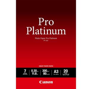 Canon PT-101 Pro A3 Platinum Photo Paper (Pack of 20) 2768B017