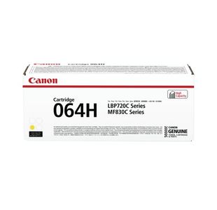 Canon 064H Toner Cartridge High Yield Yellow 4932C001