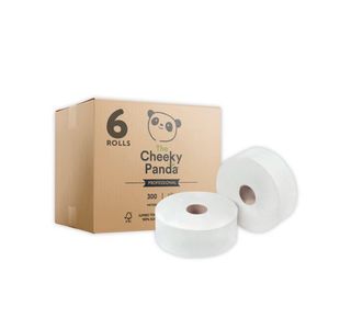 Cheeky Panda Professional 2-Ply Bamboo Maxi Jumbo Toilet Roll 300m (Pack of 6) PFMAXJRL6