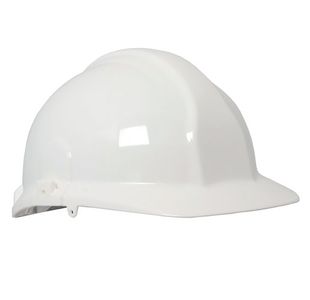 Centurion 1100 Full Peak Safety Ratchet Helmet White CNS01CWA