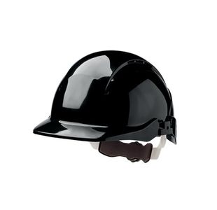 Centurion Concept Reduced Peak Vented Safety Helmet Black CNS08CKRF