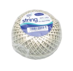 County Cotton String Ball Medium 60m (Pack of 12) C176