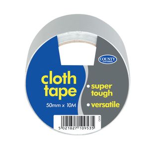County Stationery Cloth Tape 50mmx10m (Pack of 6) C419