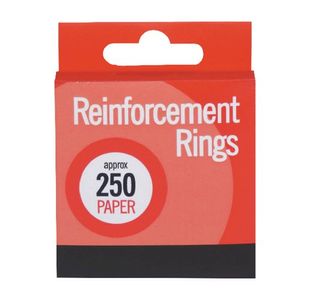 County Stationery Paper Reinforcements x250 (Pack of 12) C334