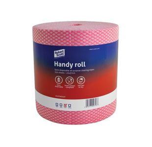 Robert Scott Handy Roll 350 Sheets Red (Pack of 2) 104628R