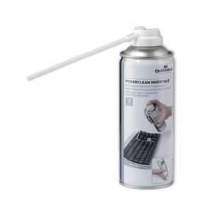 Durable Powerclean Invertible Compressed Air Duster Flammable 200ml 579719