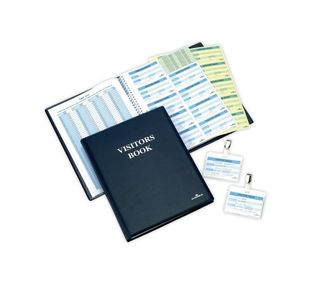 Durable Visitors Book with 300 Badge inserts 1465/00
