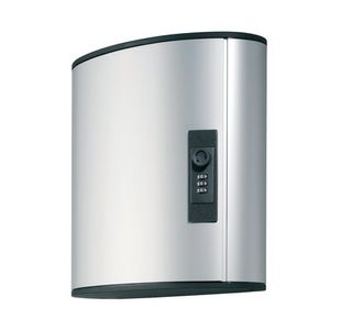 Durable Combination Lock Key Safe 36 Keys Silver 196623