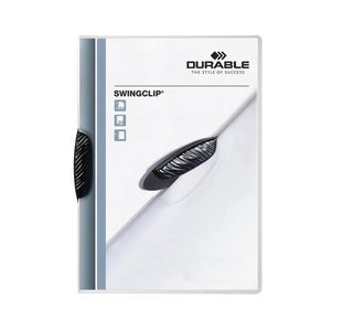 Durable Clip Folder SWINGCLIP 30 A4 Transparent (Pack of 25) 2260/01