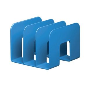 Durable ECO Recycled Plastic Magazine Stand Blue 776106