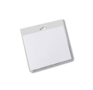 Durable Name Badge with Euro Perforation 60x90mm (Pack of 5) 820919