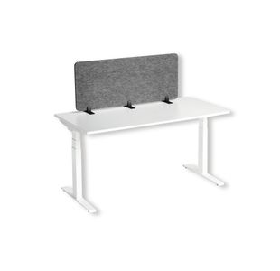 Durable Recycled Felt Desk Divider Panel 120cm Grey 313458