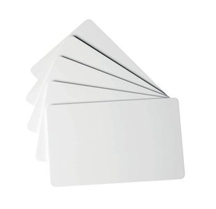 Durable Duracard Standard Blank Cards 0.76mm White (Pack of 100) 891502