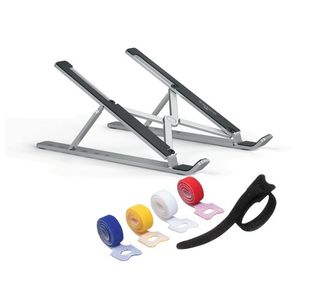 Durable Premium Foldable Laptop Stand Rise + FOC Cable Ties