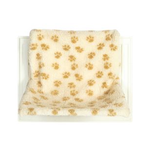 Danish Design Cat Kumfy Kradle Radiator Pet Bed Wide Cream KKW