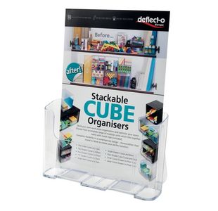 Deflecto DL Literature Holder A4 DE770YTCRY