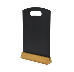 Deflecto A4 Countertop Chalkboard Information Display 210x55x335mm CTCBA4