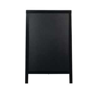 Deflecto Double Sided Pavement A Frame Chalkboard 850x545x560mm Black PACB-85-BLK