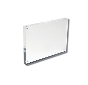 Deflecto Magnetic Block Desktop Card Holder Acrylic A5 8mm MCHA511