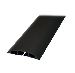 D-Line Black Light Duty Floor Cable Cover 60mmx1.8m Long CC-1