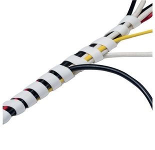 D-Line Cable Tidy White Spiral Wrap 2.5m ctw2.5w CTW2.5W
