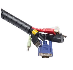 D-Line Cable Tidy Zipper 2.5m Length 25mm Black CZ252.5B