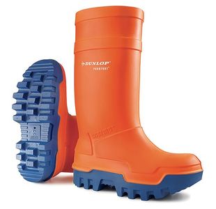 Dunlop Purofort Thermo+ Full Safety Wellington Boots 1Pr Orange 10 C66234310