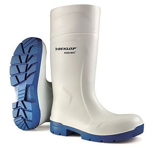 Dunlop Purofort Multigrip Waterproof Anti Bacteria Lined Safety Boots 1Pr White 5 CA6113105