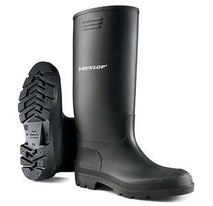 Dunlop Pricemastor Non Safety Waterproof Wellington Boots 1Pr Black 6 BBB06