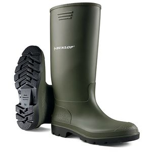 Dunlop Pricemastor Non Safety Waterproof Wellington Boots 1Pr Green 6 BBG06