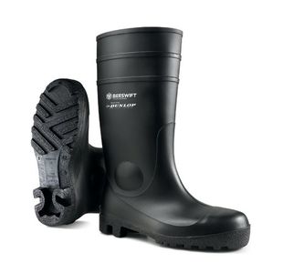 Dunlop Aston Safety Wellington Boots 1Pr Black 6.5 ASTON06.5