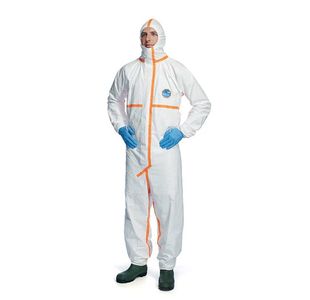 Dupont Tyvek 800J Hooded Coverall White L TBSH800JL