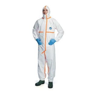 Dupont Tyvek 800J Hooded Coverall White 3XL TBSH800J3XL