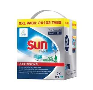 Sun Pro Formula All In 1 Dishwasher Tabs 2x102 (Pack of 204) 101109057