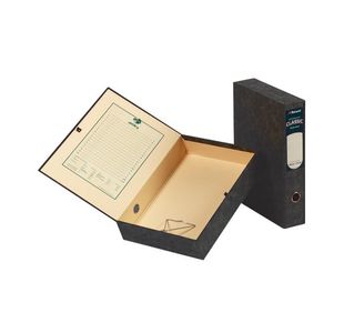 Rexel Classic Box File Lockspring Foolscap Black (Pack of 5) 30115EAST