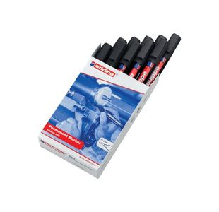 Edding 300 Permanent Bullet Tip Marker Black (Pack of 10) 300-001