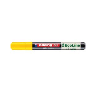 Edding E-50 Water-Based Paint Marker Medium Yellow (Pack of 10) 4-50-005/10