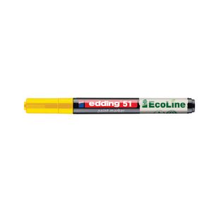 Edding E-51 Water-Based Paint Marker Fine Yellow (Pack of 10) 4-51-005/10