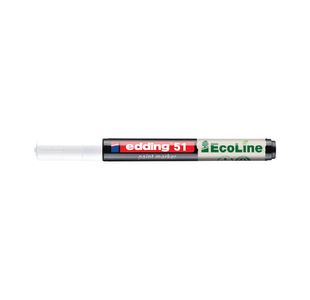 Edding E-51 Water-Based Paint Marker Fine White (Pack of 10) 4-51-049/10