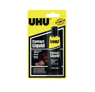 UHU 033882 Contact Liquid Adhesive 33ml Blister Card 3-33882