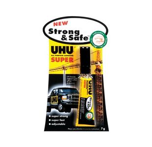 UHU Strong and Safe Super Glue 7g (12 Pack) 39722