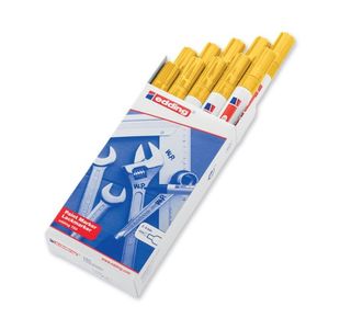 Edding 750 Bullet Tip Paint Marker Medium Yellow (Pack of 10) 750-005