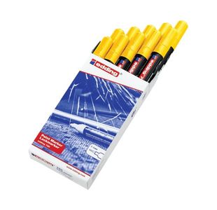 Edding 790 Paint Marker Folding Box (Pack of 10) Yellow 4-790005