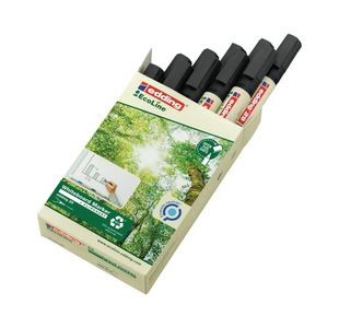 Edding 29 Ecoline Whiteboard Marker Black (Pack of 10) 4-29001
