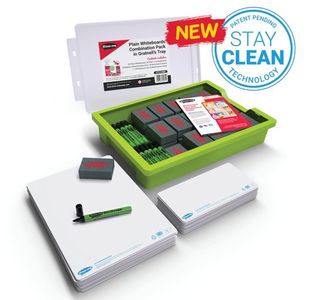 Show-me A4 Whiteboards Classroom Tray Kits (Pack of 30) GTC/SMB
