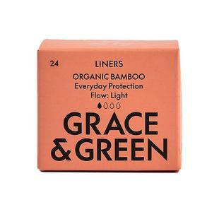 Grace and Green Organic Cotton Bamboo Liners (Pack of 24) GGBAMLINERS06