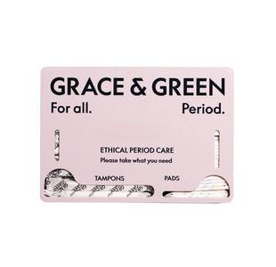 Grace and Green Compact Pad and Tampon Dispenser Clay GG_PPD_DUAL